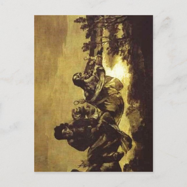 Postal Resumen Francisco de Goya, The Fates Atropos (ca 1 (Anverso)