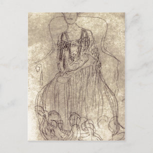 Postal Resumen Klimt, Gustav Studie f?r das Gem?lde Bildn