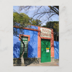 Postal Resumen La casa azul en Coyoacan, donde Frida Ka