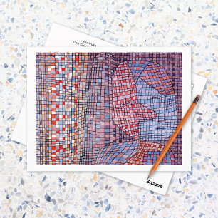 Postal Resumen Mosaic Paul Klee