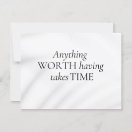 Postal Resumen Motivación Elegante Cita Tones Blandos Art