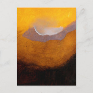 Postal Resumen Paintaje paisajístico con nube