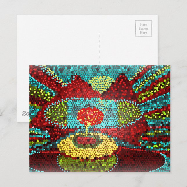 Postal Resumen Paisaje Mosiaco (Anverso / Reverso)