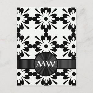 Postal Resumen personalizado en blanco y negro