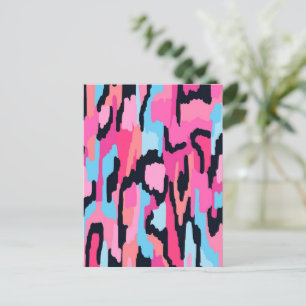 Postal Resumen pop rosado