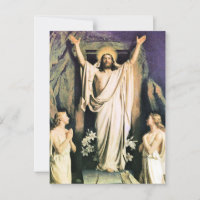 Resurrección de Cristo, pintura de Carl Bloch,