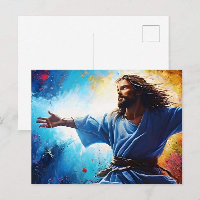 Postal Resurrección de Jesucristo (Anverso / Reverso)