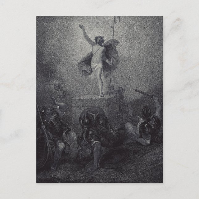 Postal Resurrección de Jesucristo (Anverso)