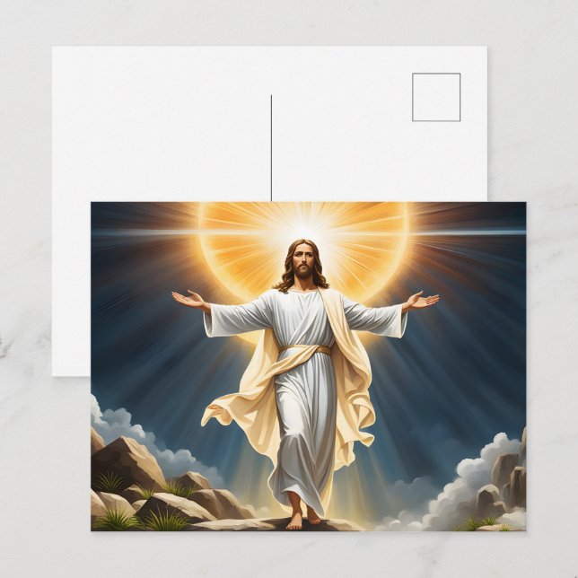 Postal Resurrección de Jesucristo (Anverso / Reverso)