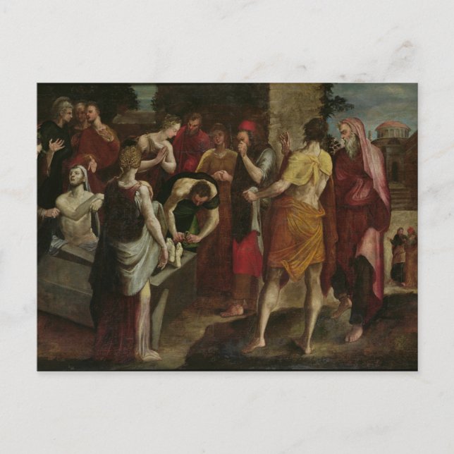 Postal Resurrección de Lázaro 2 (Anverso)