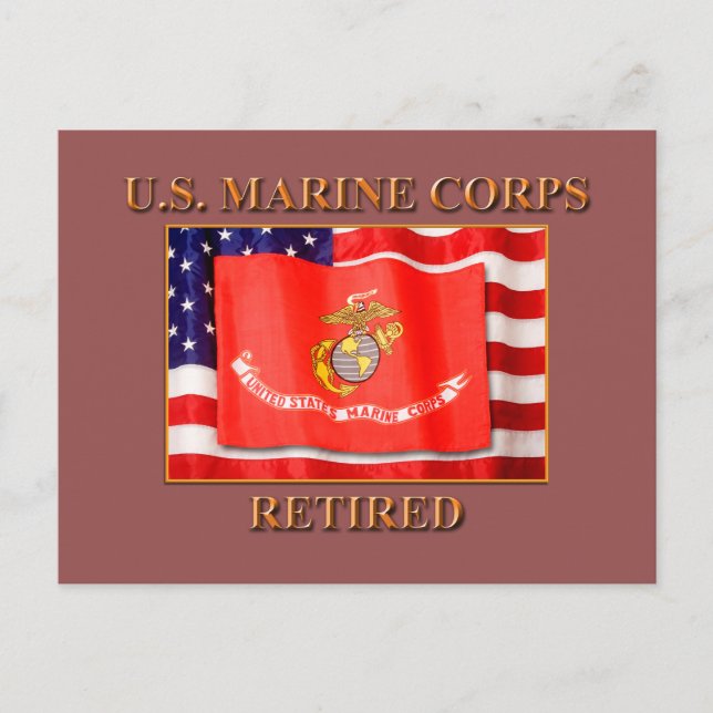 postal retirada de USMC (Anverso)