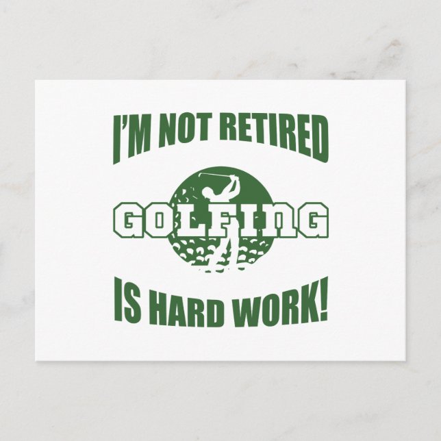 Postal Retirada del Golf Lover (Anverso)