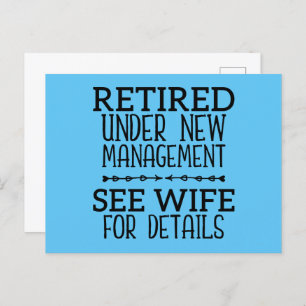 Postal Retirado Bajo Nuevo Manejo Consulte A La Esposa Pa