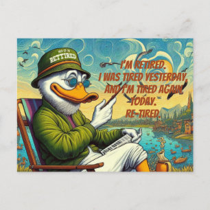 Postal Retirado y Relajado