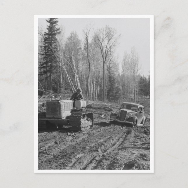 Postal Retiran a fotógrafo de barro (Anverso)