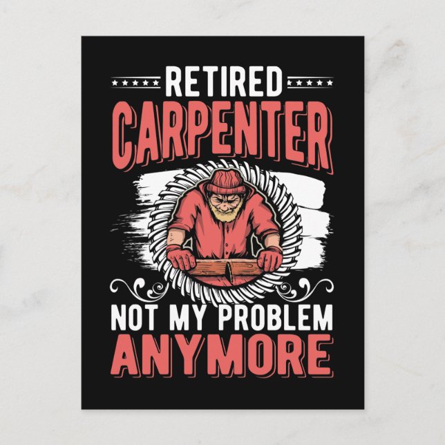 Postal Retired Carpenter Dad Craftsman Husband (Anverso)