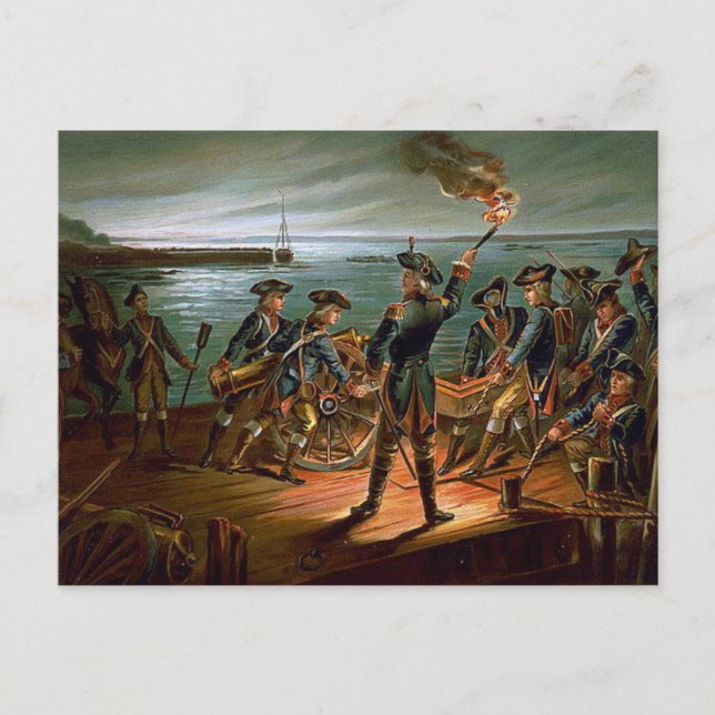 Postal Retiro de Long Island, 1776 (Anverso)