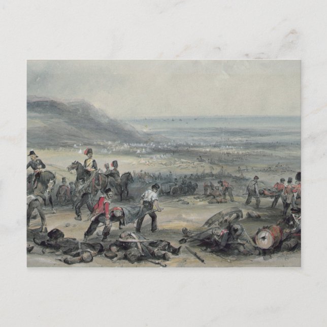 Postal Retiro de muertos y heridos (Anverso)