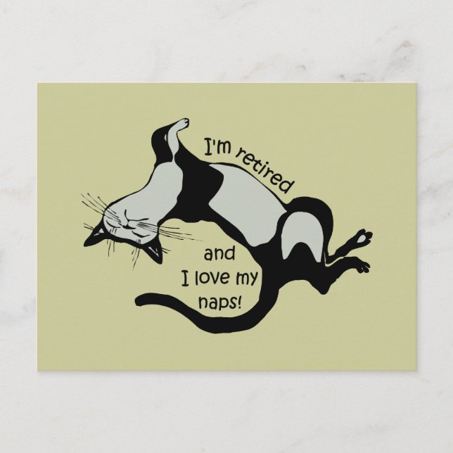 Postal retiro divertido (Anverso)