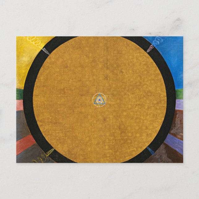 Postal Retiro, Grupo X, Nº 3 de Hilma af Klint (Anverso)