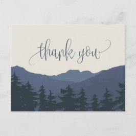 Postal Retorno a las montañas Gracias