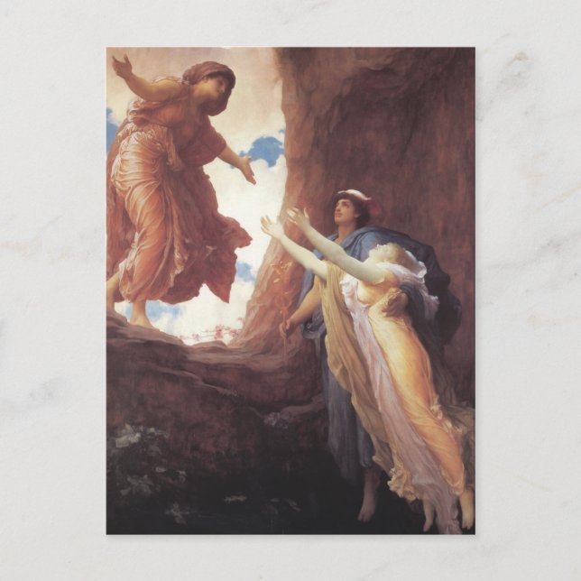 Postal Retorno de Persephone - Lord Frederic Leighton (Anverso)