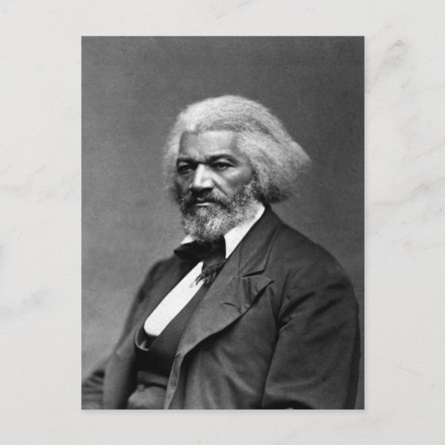 Postal Retrato Antiguo de Frederick Douglass (Anverso)