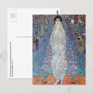 Postal Retrato Baronesa Elisabeth Bacchofen Echt, Klimt
