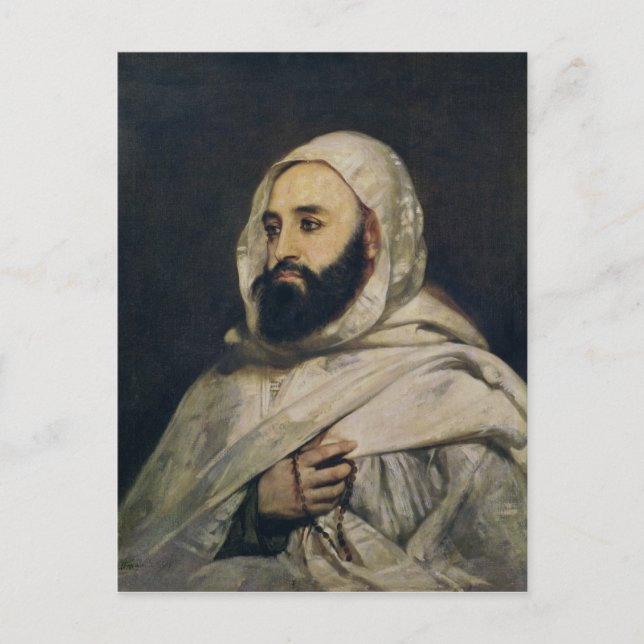 Postal Retrato de Abd el-Kader (Anverso)