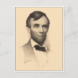 Postal Retrato de Abraham Lincoln