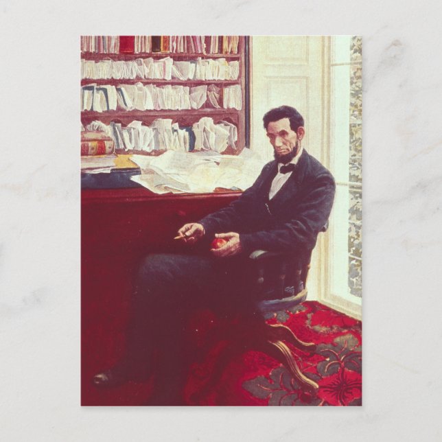 Postal Retrato de Abraham Lincoln (Anverso)