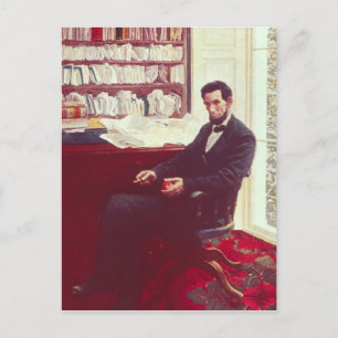 Postal Retrato de Abraham Lincoln