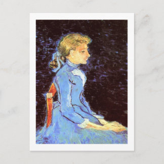 Postal Retrato de Adeline Ravoux, Bella Artes de Van Gogh
