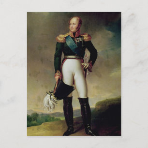 Postal Retrato de Alejandro I 1814