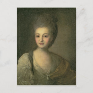 Postal Retrato de Aleksandra P. Struyskaya 1772