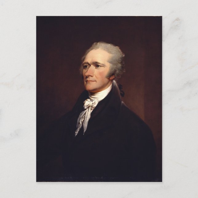 Postal Retrato de Alexander Hamilton por John Trumbull (1 (Anverso)