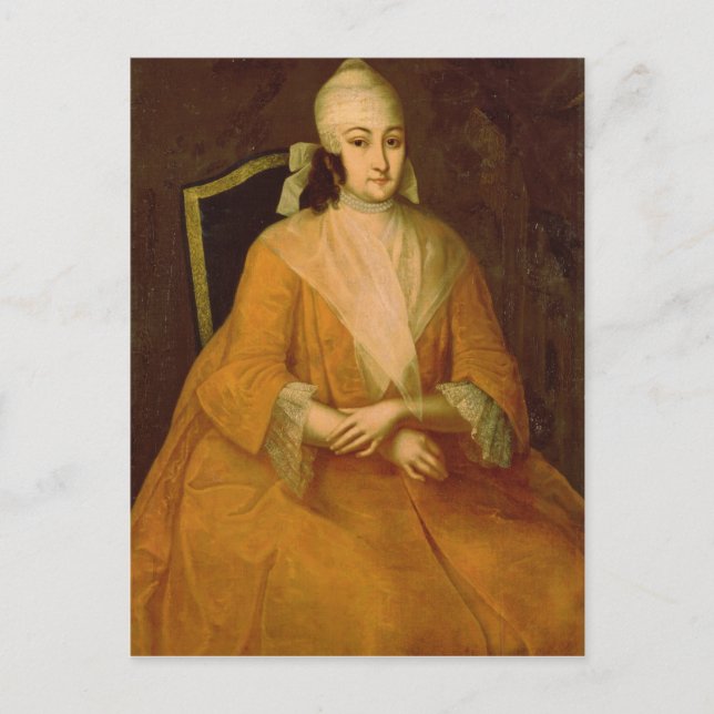 Postal Retrato de Anna Leopoldovna (Anverso)
