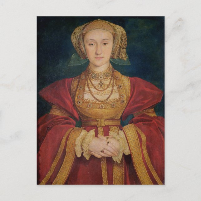 Postal Retrato de Anne de Cleves 1539 (Anverso)