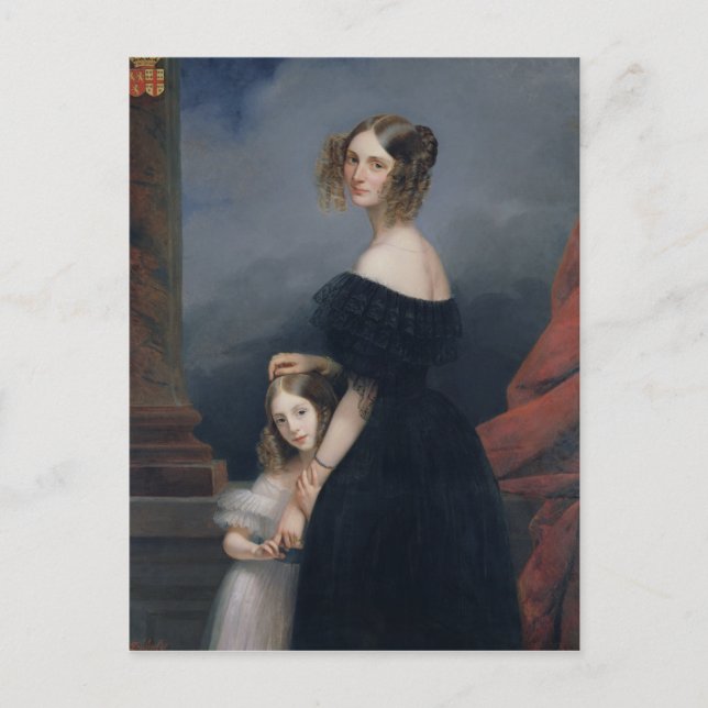 Postal Retrato de Anne-Louise Alix de Montmorency (Anverso)