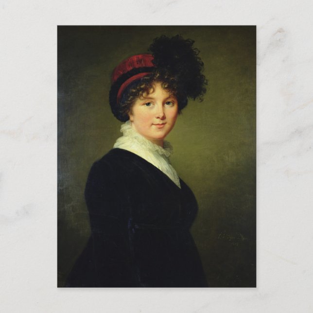 Postal Retrato de Arabella Cope, duquesa de Dorset (Anverso)