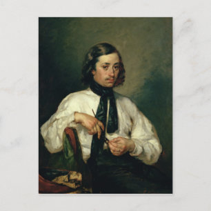 Postal Retrato de Armand Ono, conocido como El hombre con