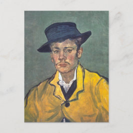 Postal Retrato de Armand Roulin por Vincent Van Gogh