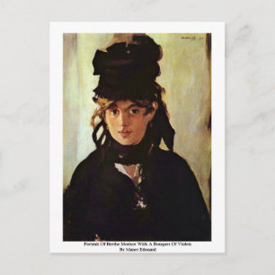 Postal Retrato De Berthe Morisot