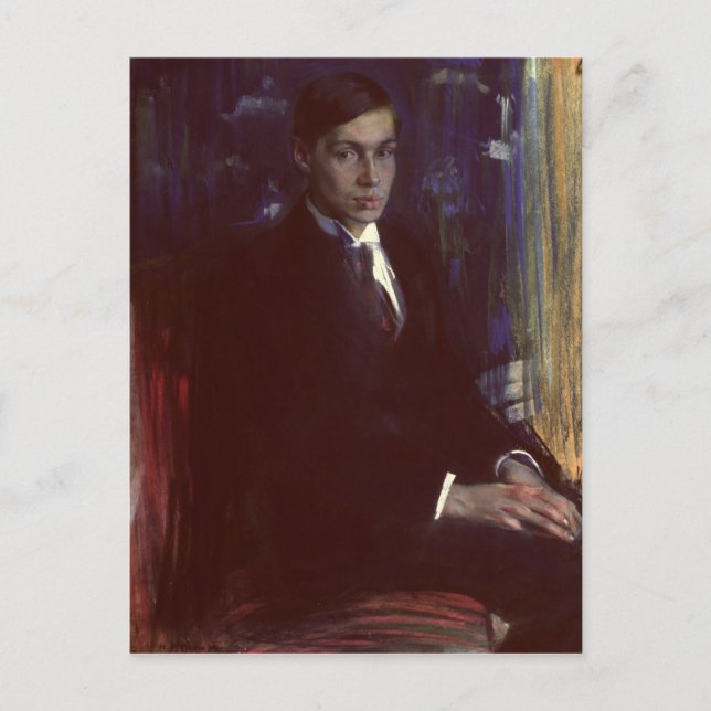 Postal Retrato de Boris Pasternak (Anverso)