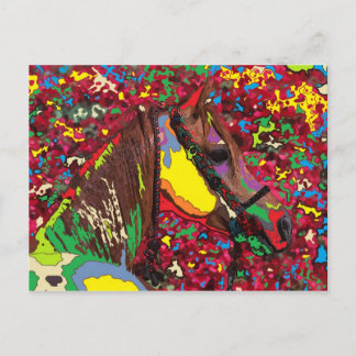 Postal Retrato de caballo 7