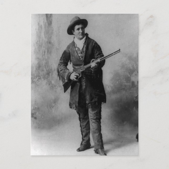 Postal Retrato de Calamity Jane (Anverso)