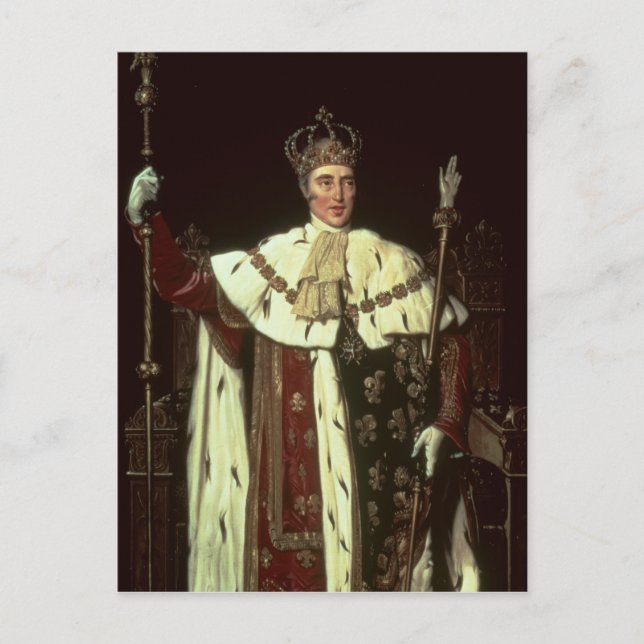 Postal Retrato de Carlos X de Francia, 1829 (Anverso)