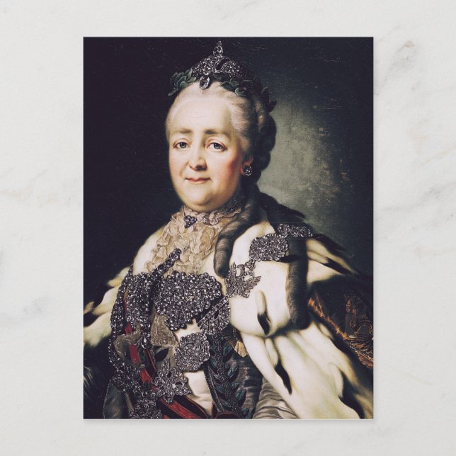 Postal Retrato de Catherine II de Rusia (Anverso)