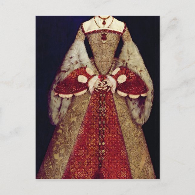 Postal Retrato de Catherine Parr, 1545 (Anverso)