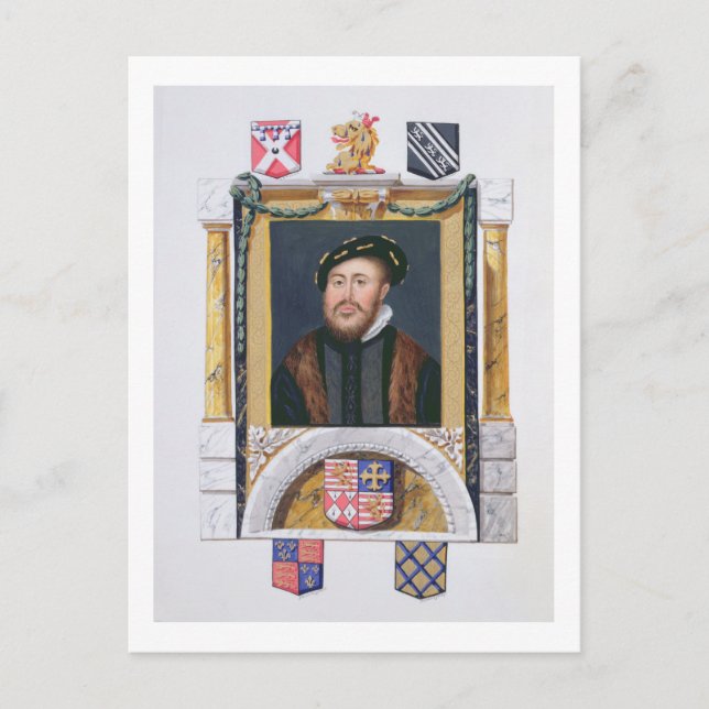 Postal Retrato de Charles Brandon (1488-1545) Duque de Su (Anverso)